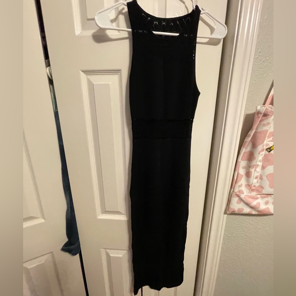 Black long dress